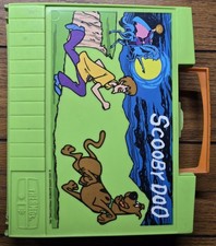 1973 Green Scooby-Doo Plastic Lunchbox No Thermos Good Condition picture