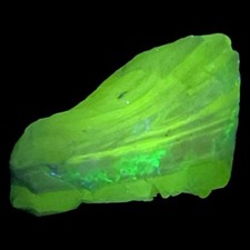 Milk Glass Opalescent Layered Art Glass Cullet Glowing Manganese Slag  #5GL92 picture