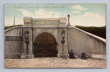Pittsburgh Antique Pennsylvania Postcard ASPINWALL Filtration Plant Gate 1911 picture