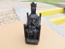 *Flawed* Rare SASO 2002 Black Madonna Notre-Dame de Sous-Terre Religious Figure picture