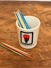 Vintage Benihana of Tokyo white porcelain toothpick/match holder picture