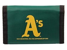 Rico Industries MLB Oakland Athletics Nylon Trifold Wallet One Size picture