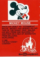 Mickey Mouse 1986 Coca-Cola Label 16oz bottle Walt Disney World 15th Anniversary picture