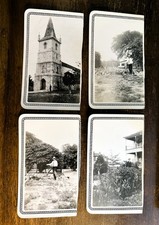 Lot of 4 Vintage Fox Tone Photos 1920s Castroville TX St Louis Catholic Church picture