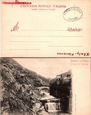 Vintage Florence Italy Postcard Dintorni di Firenze Il Ponte del Calderajo picture