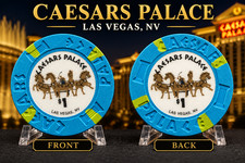 1993 Caesars Palace Las Vegas $1 Casino Chip N7426 Vintage Collectible picture