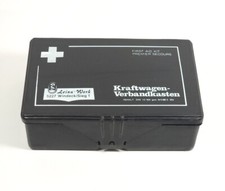 Vintage Hartmann German First Aid Kit Kraftwagen Verbandkasten picture