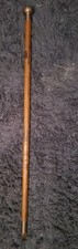  VINTAGE 36 INCH Kerr McGee Coal Mine Examiner Cane W BRASS ENDS  🔥 picture