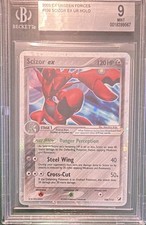 Pokémon 2005 EX Unseen Forces Scizor ex 108/115 Holo BGS 9 English picture