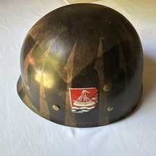 22nd Anti Aircraft Artillery Air Watch WWII US ARMY Westinghouse M1 Helmet Liner picture