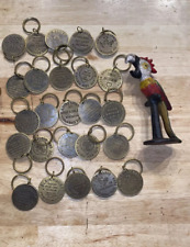 Keychain Bottle Opener Lot 25 Tokens Parrot Patina Brothel Collector Bundle Set picture