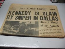TIMES  UNION  ROCHESTER NY   NOV. 22 1963  KENNEDY  ASSASSINATION   picture