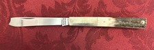 Vintage Elkhorn Taylor Cutlery 1980 Stag Pocket Knife NOS picture