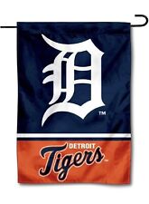 MLB Detroit Tigers Garden Flag Double Sided MLB Tigers Premium Yard Flag picture