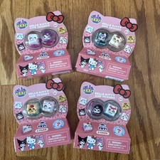 ClicKeez VIRAL Hello Kitty Collab 3 Pack Clicker Keys Mystery Blind Box LOT OF 4 picture