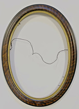 Antique Victorian  Wood Oval Large 23
