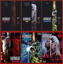 MARVEL MIDNIGHT #1 SPIDER-MAN X-MEN FANTASTIC FOUR 1st & 2nd print set (6) NM picture