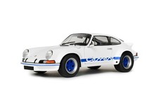 Solido 1:18 Porsche 911 RSR 1973 White Blue Diecast Model Car S1801119 picture