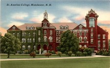 St. Anselms College, Manchester, N. H., Amoskeag News Agency, Postcard picture