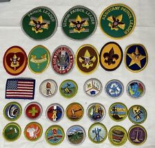 Lot Of 29 Boy Scout Patches New 3 Leader Patches, Various Sizes picture