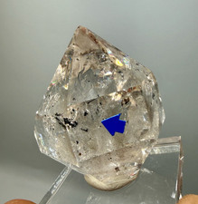 Enhydro Herkimer Diamond w/ Moving Hydrocarbon, Rainbows, Smoky Phantoms picture