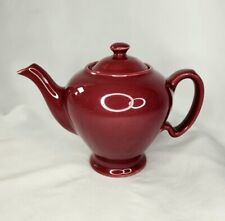 Vintage Tea Pot McCormick Spice Co Baltimore MD Burgundy Teapot picture