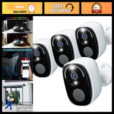 4Pack Security Cameras Wireless Outdoor 2.4G&5G WIFI, 2K Battery Powered picture