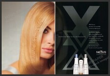 Nexus Sleek 2000s Print Advertisement (2 page) 2007 Blonde Straight Hair picture