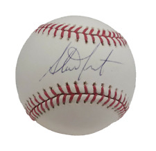 Steve Trout- Chicago Cubs Autographed Rawlings Major League Baseball picture