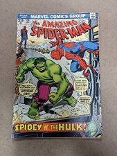 AMAZING SPIDER-MAN #119 April 1973 Key Issue Incredible HULK picture