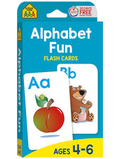 School Zone Alphabet Fun Flash Cards: 56 Cards, Preschool, Kindergarten, ABCs, U picture