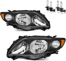 Headlights Assembly with Bulbs for 2009 2010 Toyota Corolla picture