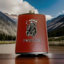 Forward Observations Group FOG 8oz Flask Brown Leather picture