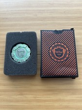 HiTex Gear Sour Puss Meme Green Anodized Titanium Chip RARE picture