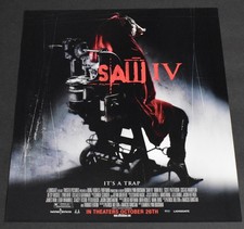 2007 Print Ad Saw IV Movie Promo It's a Trap Twisted Pictures Lionsgate Art picture