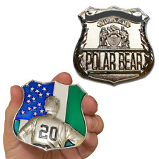 Polar Bear NY Mets Pete Alonso inspired NYPD Challenge Coin DD-020 picture