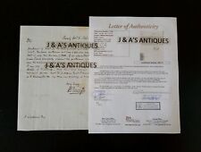 Authenticated 1840 NJ Gov WILLIAM PENNINGTON Autograhed Letter To Abraham Suydam picture