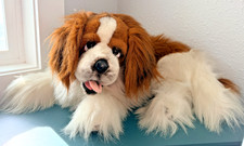 VTG JC Penney Saint Bernard Plush Stuffed Dog 30