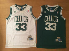 Larry Bird #33 Boston Celtics Men's GREEN/WHITE Throwback Stitched Jersey picture