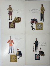 Vintage Canadian Military Regiment Uniform Prints O’Keefe’s 9x12 picture