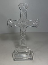 Vintage Marquis by Waterford Crystal Standing Cross 8 in. picture