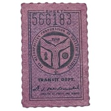 Metropolitan Corporation Of Greater Winnipeg Transit Ticket picture