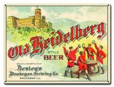 OLD HEIDELBERG STYLE BEER WAUKEGAN ILL. 16