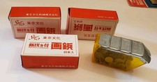Toyko Bunka Embroidery Co Thumbtacks 3 Boxes 60/Box & Extra  Vintage Japanese  picture