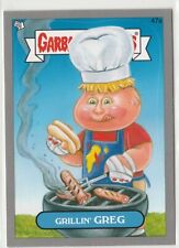 Garbage Pail Kids Grillin' Greg #47a SILVER 2012 Brand New Series 1 GPK 3384 picture