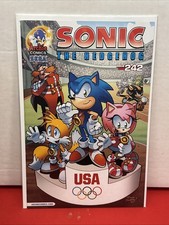 Sonic the Hedgehog #242 2012 Archie Comics USA Olympics Podium Cover picture