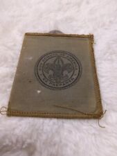 VINTAGE BSA BOY SCOUTS OFFICIAL SIGNAL MIRROR W/ CARD AND HOLDER Cat No 1440C picture