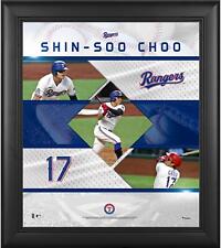 Shin-Soo Choo Texas Rangers Framed 15x17 Stitched Stars Collage picture