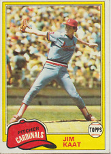 Jim Kaat 1981 Topps vintage card 563 picture