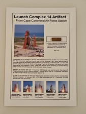 NASA ARTIFACTS: LAUNCH COMPLEX 14 SERVICE TOWER CUT FRAGMENT picture
